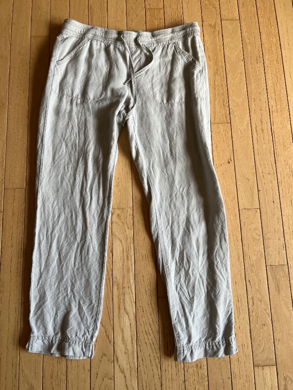 Calvin Klein Linen/Viscose ankle pants with 4 pockets Sz S